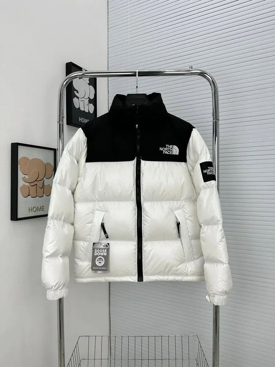 The North Face Nuptse Black/White Puffer Jacket